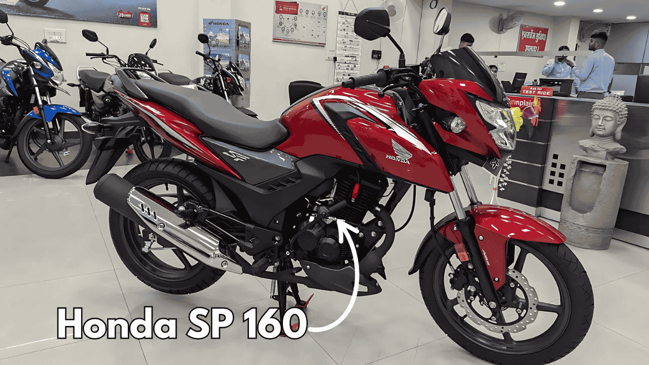 Latest Honda SP 160 stylish design aur 60 kmpl mileage ke saath ₹1.3 lakh mein budget riders ke liye perfect